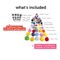 Incraftables 2000 Pcs Pom Poms with Googly Eyes & Glue Stick. Best Colored & Glitter Cotton 0.4 to 1.4 inch Balls for DIY Craft, Hats & Decorations. Multicolor Puffy Pompom Gift Set for Kids & Adults